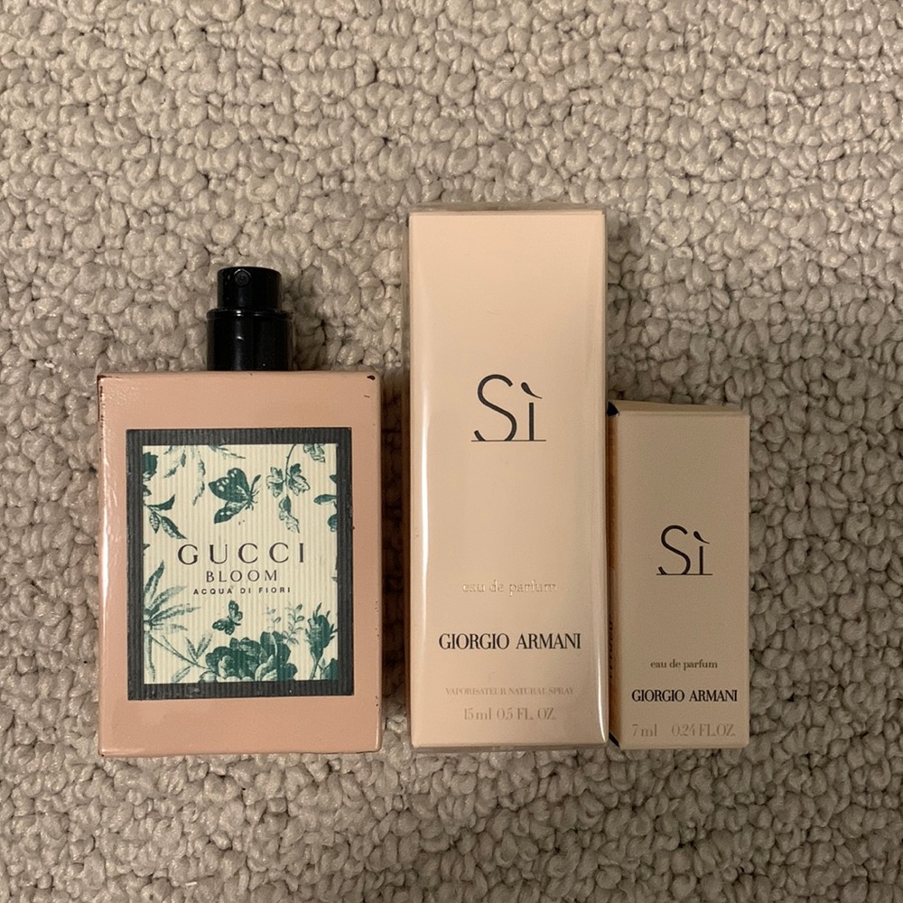 Set of Gucci & Armani Perfumes